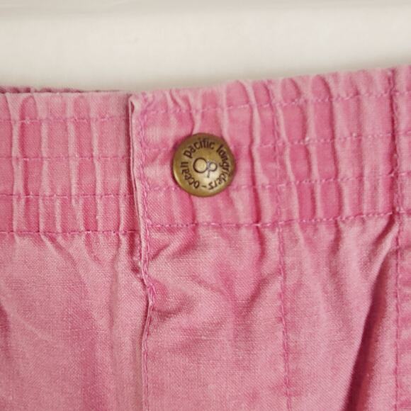 Vintage 90s Ocean Pacific Pink Cotton Board Shorts Size M Surf Retro Y2K USA - Picture 4 of 10